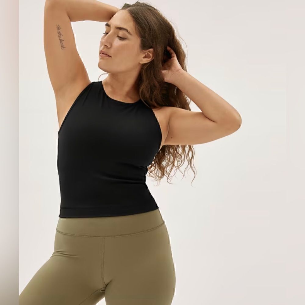 NWT Everlane The Perform Tank in Black Size XS